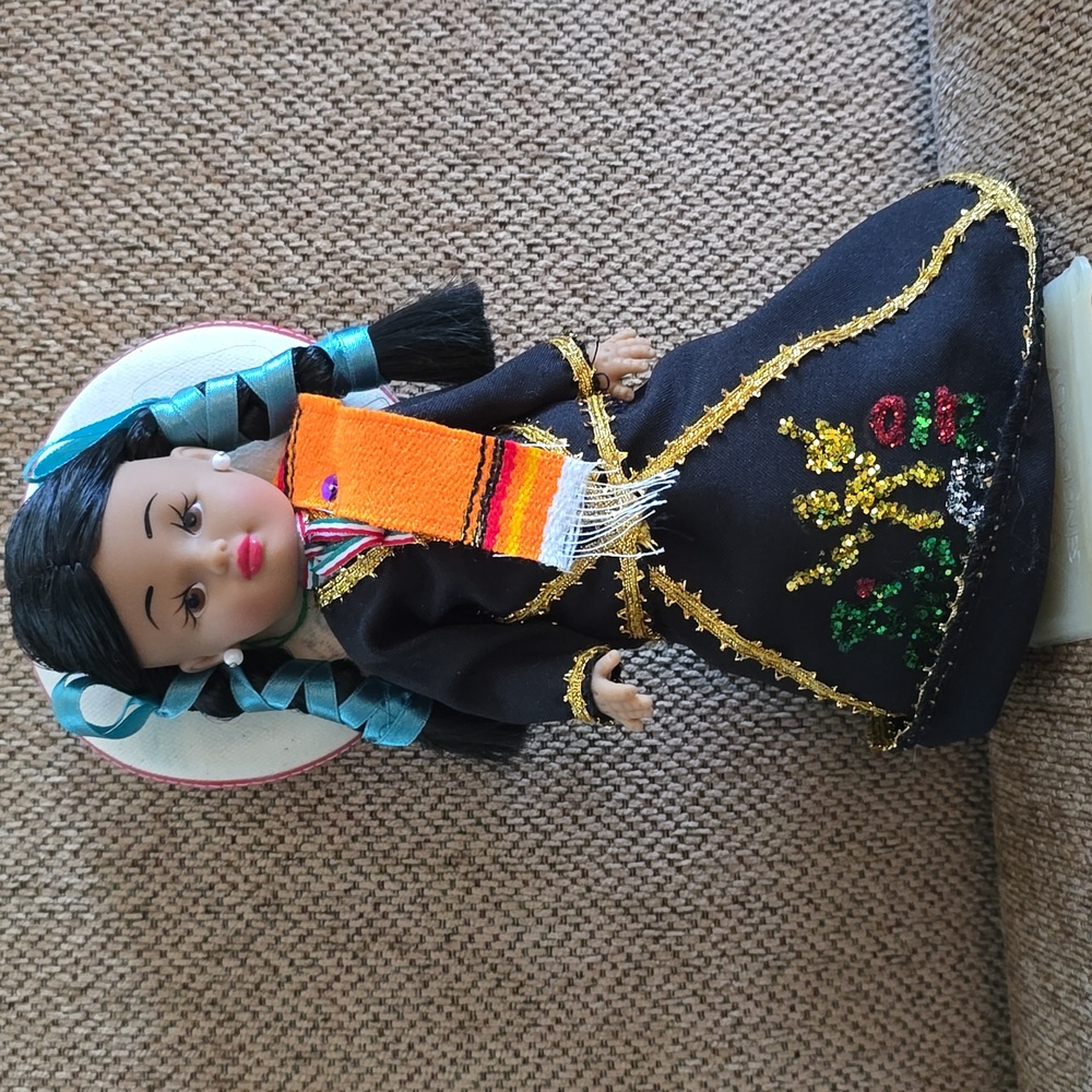 Creaciones Azteca Regional Charra - Mexican Vintage Collectible Doll - NWT